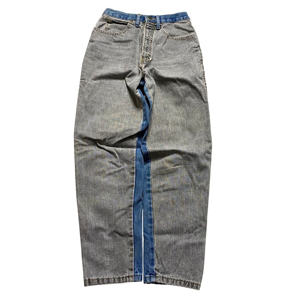 Vintage 90s Fast Two-Toned Jeans Size 7 Tapered  Women’s Pants